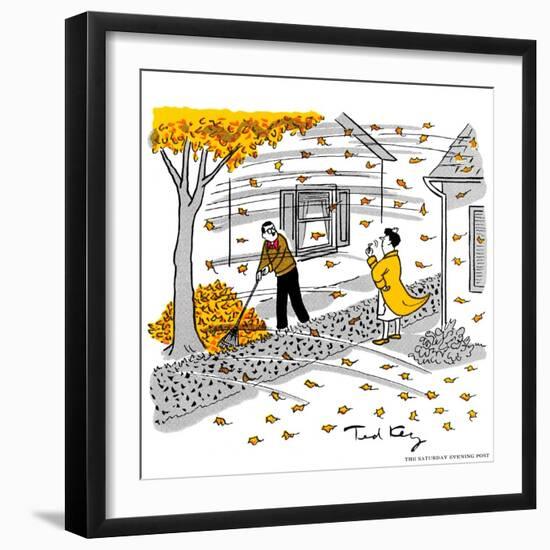 Hazel Cartoon-Ted Key-Framed Giclee Print