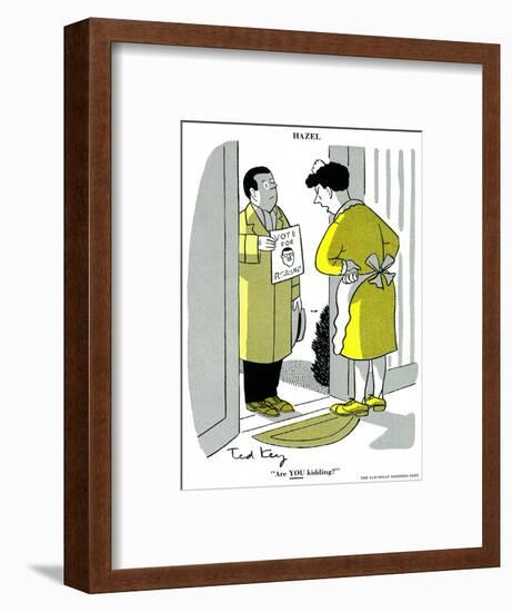 Hazel Cartoon-Ted Key-Framed Giclee Print