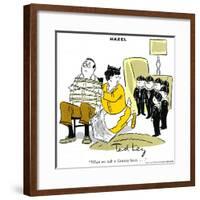 Hazel Cartoon-Ted Key-Framed Giclee Print