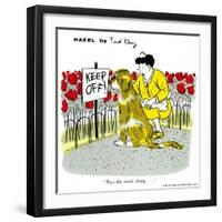 Hazel Cartoon-Ted Key-Framed Giclee Print