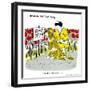 Hazel Cartoon-Ted Key-Framed Giclee Print