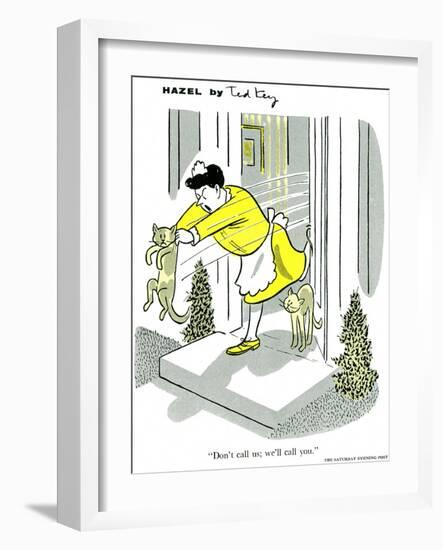 Hazel Cartoon-Ted Key-Framed Giclee Print