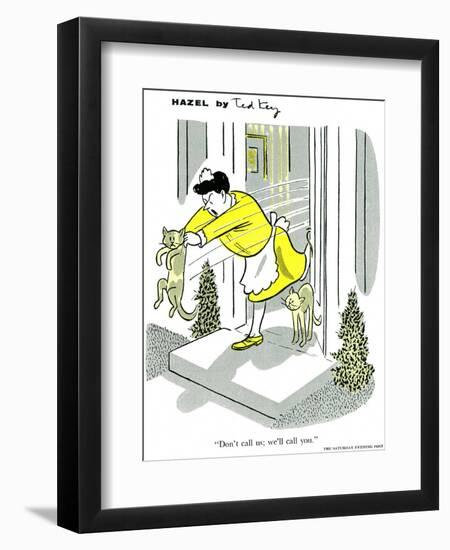 Hazel Cartoon-Ted Key-Framed Giclee Print