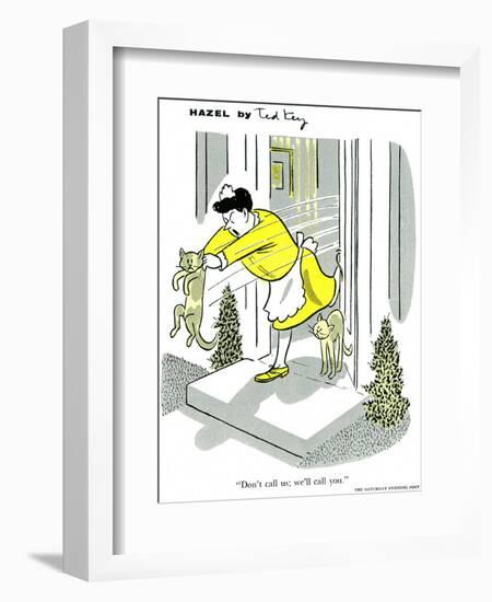 Hazel Cartoon-Ted Key-Framed Giclee Print