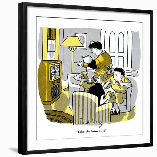 Hazel Cartoon-Ted Key-Framed Giclee Print