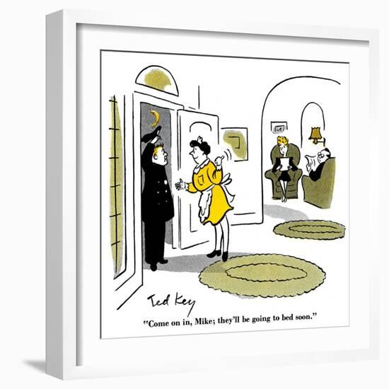 Hazel Cartoon-Ted Key-Framed Giclee Print