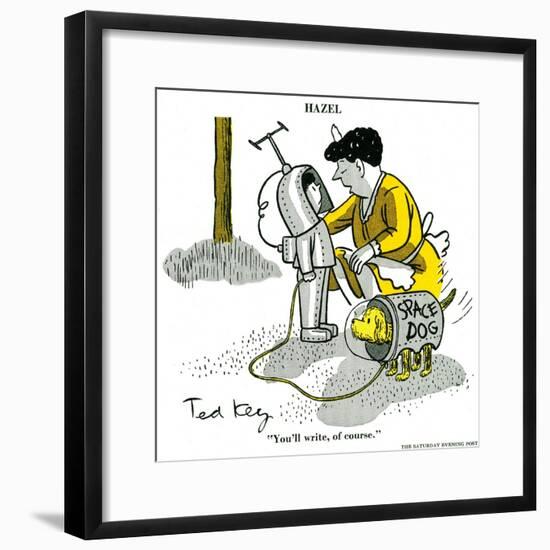 Hazel Cartoon-Ted Key-Framed Giclee Print