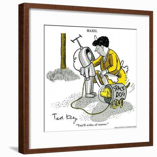 Hazel Cartoon-Ted Key-Framed Giclee Print