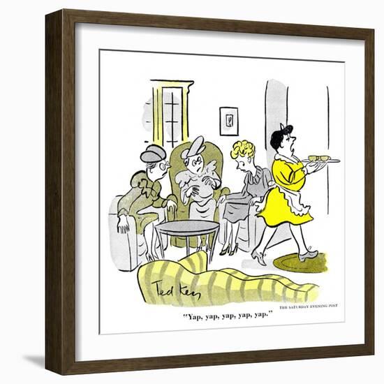 Hazel Cartoon-Ted Key-Framed Giclee Print