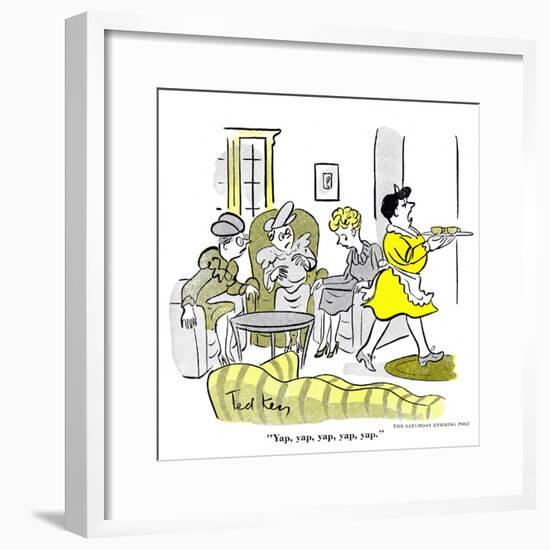 Hazel Cartoon-Ted Key-Framed Giclee Print