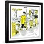 Hazel Cartoon-Ted Key-Framed Giclee Print