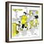 Hazel Cartoon-Ted Key-Framed Giclee Print