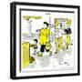 Hazel Cartoon-Ted Key-Framed Giclee Print