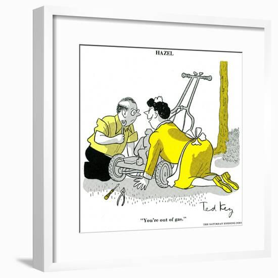 Hazel Cartoon-Ted Key-Framed Giclee Print