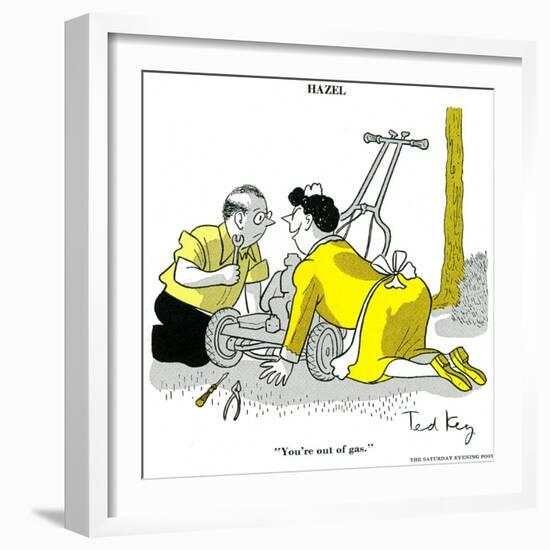 Hazel Cartoon-Ted Key-Framed Giclee Print