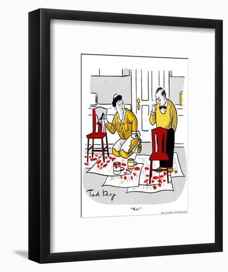 Hazel Cartoon-Ted Key-Framed Giclee Print