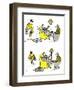 Hazel Cartoon-Ted Key-Framed Giclee Print