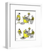 Hazel Cartoon-Ted Key-Framed Giclee Print