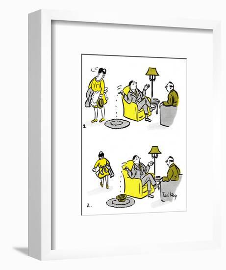 Hazel Cartoon-Ted Key-Framed Giclee Print