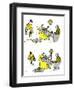 Hazel Cartoon-Ted Key-Framed Giclee Print