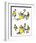 Hazel Cartoon-Ted Key-Framed Giclee Print