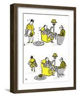 Hazel Cartoon-Ted Key-Framed Giclee Print