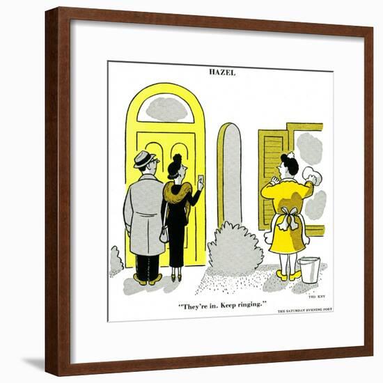 Hazel Cartoon-Ted Key-Framed Giclee Print