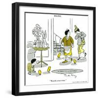 Hazel Cartoon-Ted Key-Framed Giclee Print