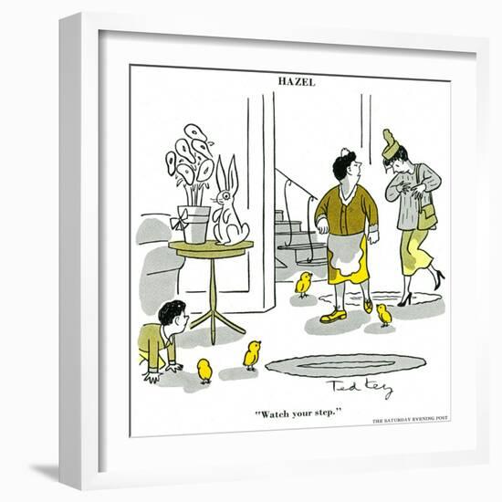 Hazel Cartoon-Ted Key-Framed Giclee Print