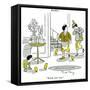 Hazel Cartoon-Ted Key-Framed Stretched Canvas