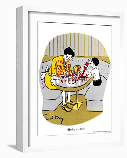 Hazel Cartoon-Ted Key-Framed Giclee Print