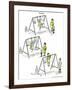 Hazel Cartoon-Ted Key-Framed Giclee Print