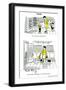 Hazel Cartoon-Ted Key-Framed Giclee Print