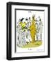 Hazel Cartoon-Ted Key-Framed Giclee Print