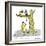 Hazel Cartoon-Ted Key-Framed Giclee Print