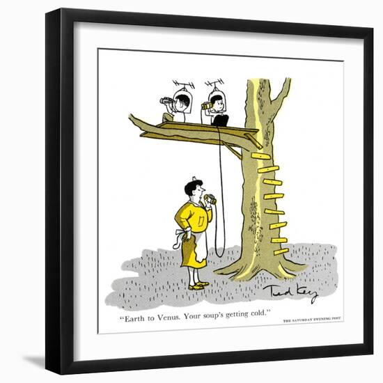 Hazel Cartoon-Ted Key-Framed Giclee Print