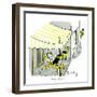 Hazel Cartoon-Ted Key-Framed Giclee Print