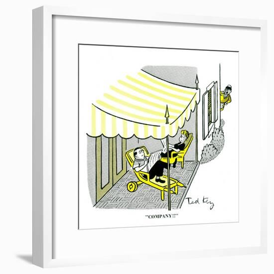 Hazel Cartoon-Ted Key-Framed Giclee Print