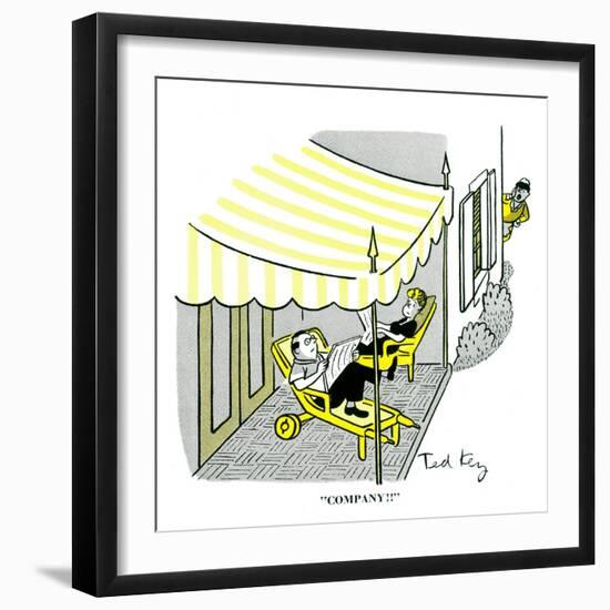 Hazel Cartoon-Ted Key-Framed Giclee Print