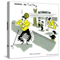 Hazel Cartoon-Ted Key-Stretched Canvas