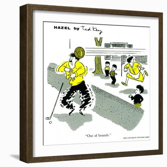 Hazel Cartoon-Ted Key-Framed Giclee Print