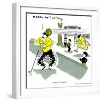 Hazel Cartoon-Ted Key-Framed Giclee Print