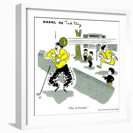 Hazel Cartoon-Ted Key-Framed Giclee Print