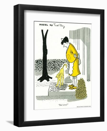 Hazel Cartoon-Ted Key-Framed Giclee Print