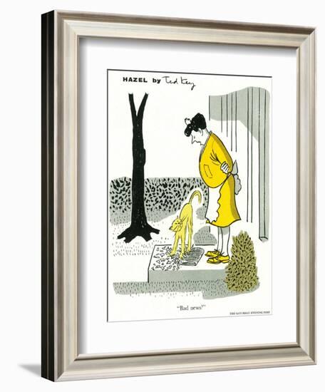 Hazel Cartoon-Ted Key-Framed Giclee Print