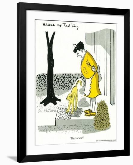 Hazel Cartoon-Ted Key-Framed Giclee Print