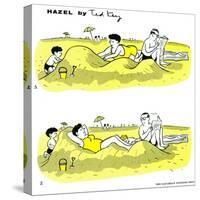 Hazel Cartoon-Ted Key-Stretched Canvas