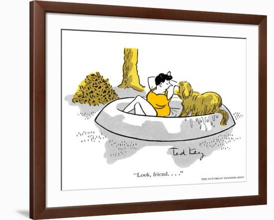 Hazel Cartoon-Ted Key-Framed Giclee Print