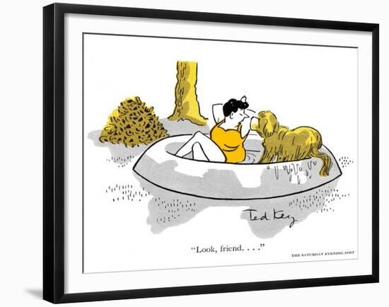 Hazel Cartoon-Ted Key-Framed Giclee Print