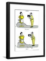 Hazel Cartoon-Ted Key-Framed Giclee Print